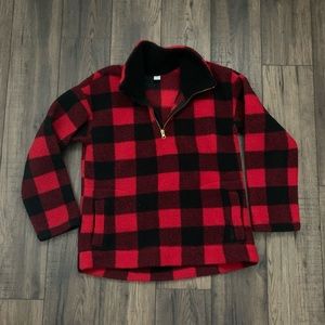 Sherpa 1/4 zip sweater